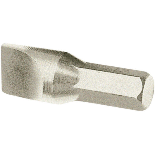12mm Plain Slot Impact Screwdriver Bit (10818) - Draper