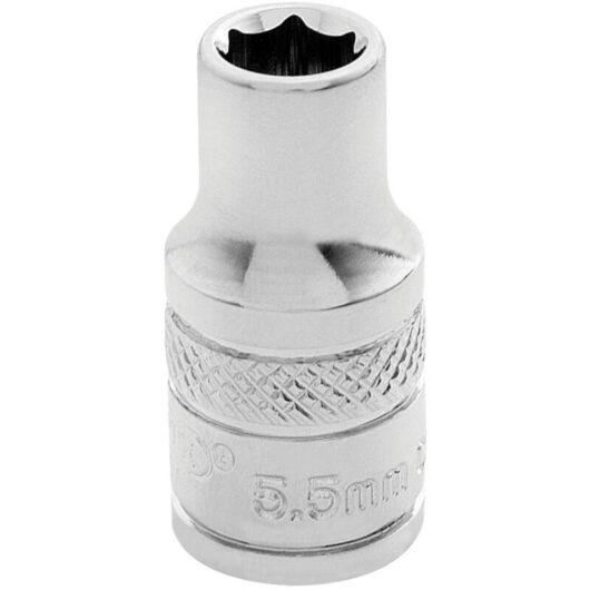 1/4 Square Drive Hi-Torq&174 6 Point Socket (5.5mm) (32449) - Draper