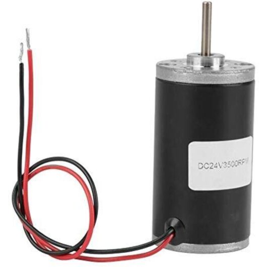 31ZY Permanent Magnet DC Motor Reversible Electric Gear Motor for DIY Generator CW/CCW 6V/12V/24V 3500-8000rpm (24V 3500rpm)