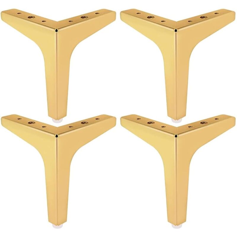 4Pcs Furniture Legs, Gold Furniture Legs, diy Table Legs, Cupboard Legs, Furniture Legs, Cabinet Legs Furniture Legs, Gold Metal Furniture Legs (b)