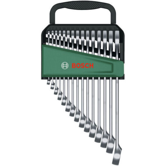 Bosch Hand Tools Combination Wrench Set 15-Piece 1600A02Z9E