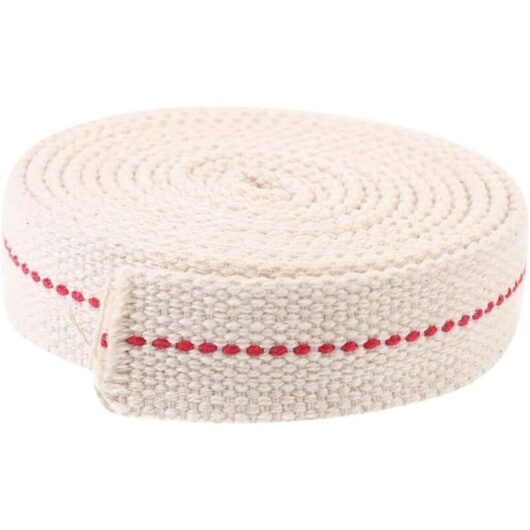 Cotton wicks for oil lamps and kerosene lanterns. Replacement for long-burning and stable flame wicks.