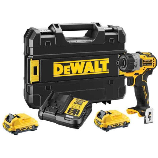 DCF601D2 12V xr Brushless Sub Compact Hex Screwdriver - 2 x 2Ah Batteries - Dewalt