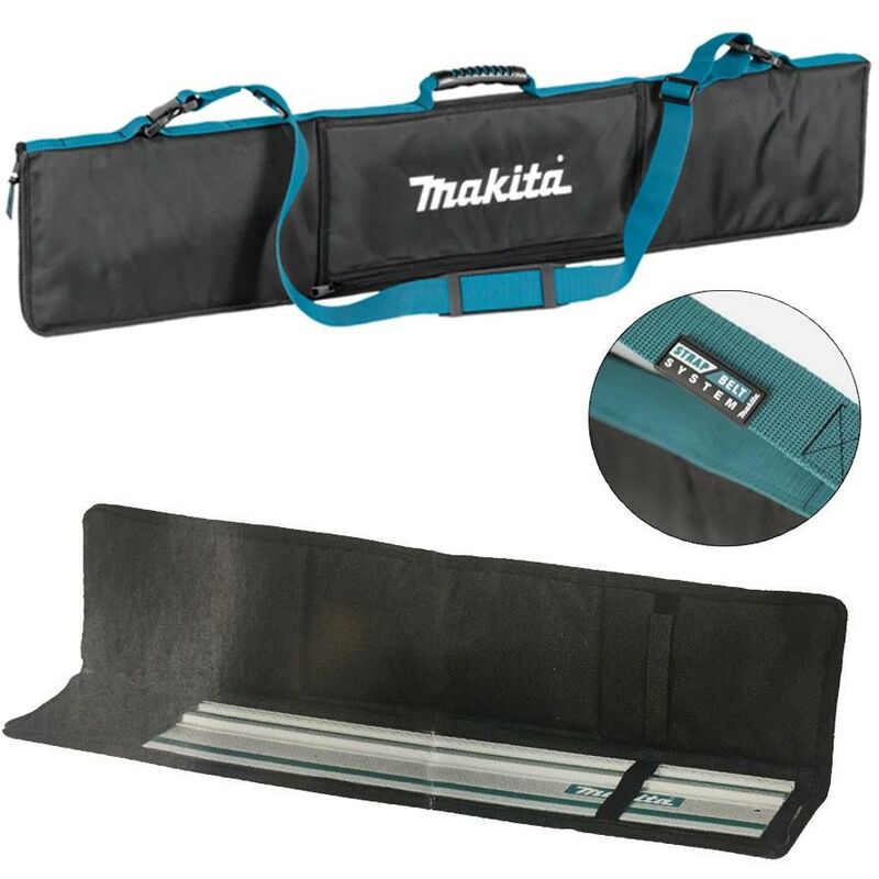 E-05670 Guide Rail Bag For 2x 1m Rails + Clamps+ Pocket DSP600 Plunge Saw - Makita
