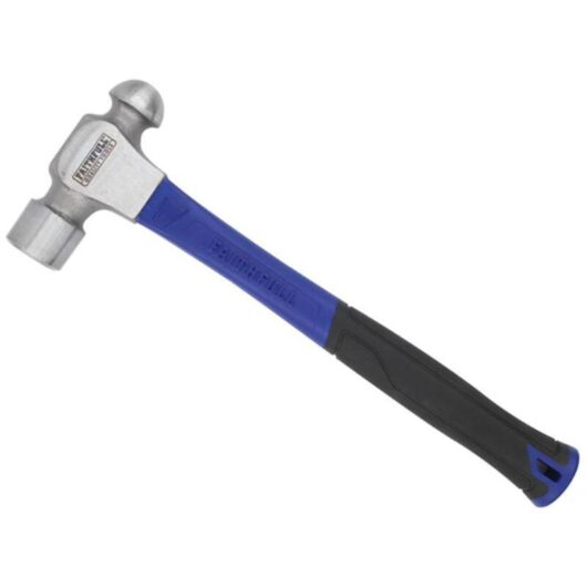 Faithfull Ball Pein Hammer Fibreglass Shaft 1.36Kg (48Oz)