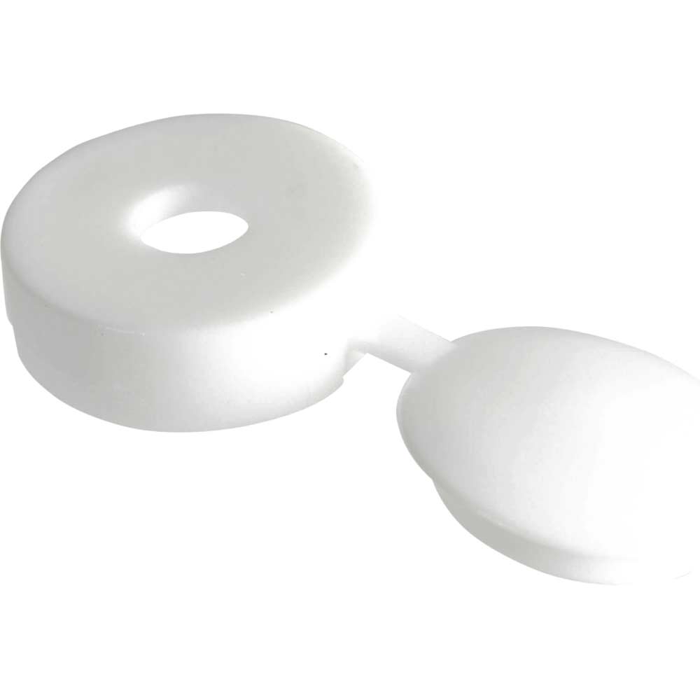 ForgeFix Universal Screw Cover Caps White 10-12 Pack of 100