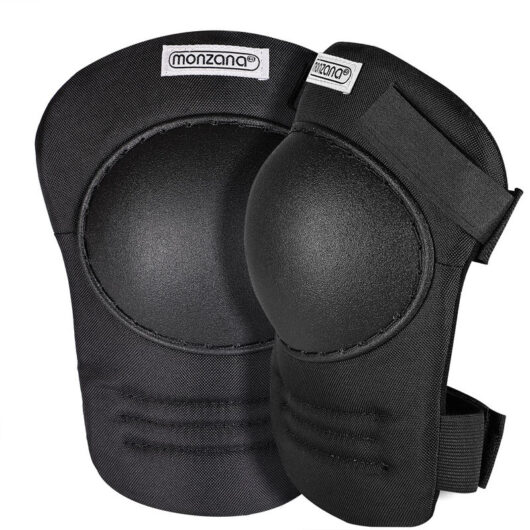 Heavy Duty Knee Pads Gel Padding or pvc Shell Adjustable Straps Reliable Protection for Handymen, diy Enthusiasts & Gardening Ideal for Roofing,