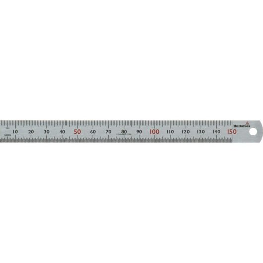 Hultafors 554003 stl 150 Stainless Steel Ruler 15cm HUL554003
