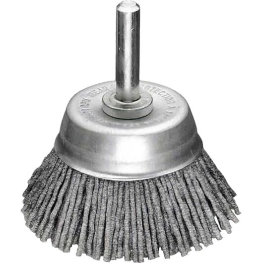 Lessmann Nylon Wire DIY Cup Brush 50mm 6mm Shank