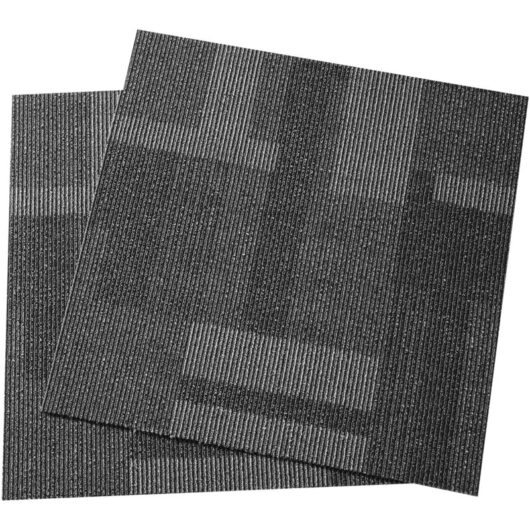Mophorn 24"x24" Reusable Carpet Tiles Soft Padded Squares with Padding Easy Install DIY for Bedroom Living Room - Mixed Gray (24 Tiles)