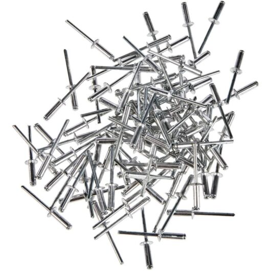 Rapid - Standard Aluminium Rivets 3.2 x 8mm Bag of 100 RPD5000377