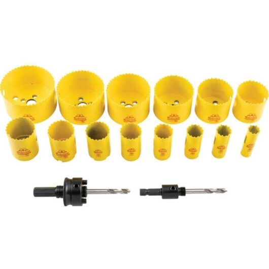 Universal Fast Cut Holesaw Kit16 Piece KFC14021 - Starrett