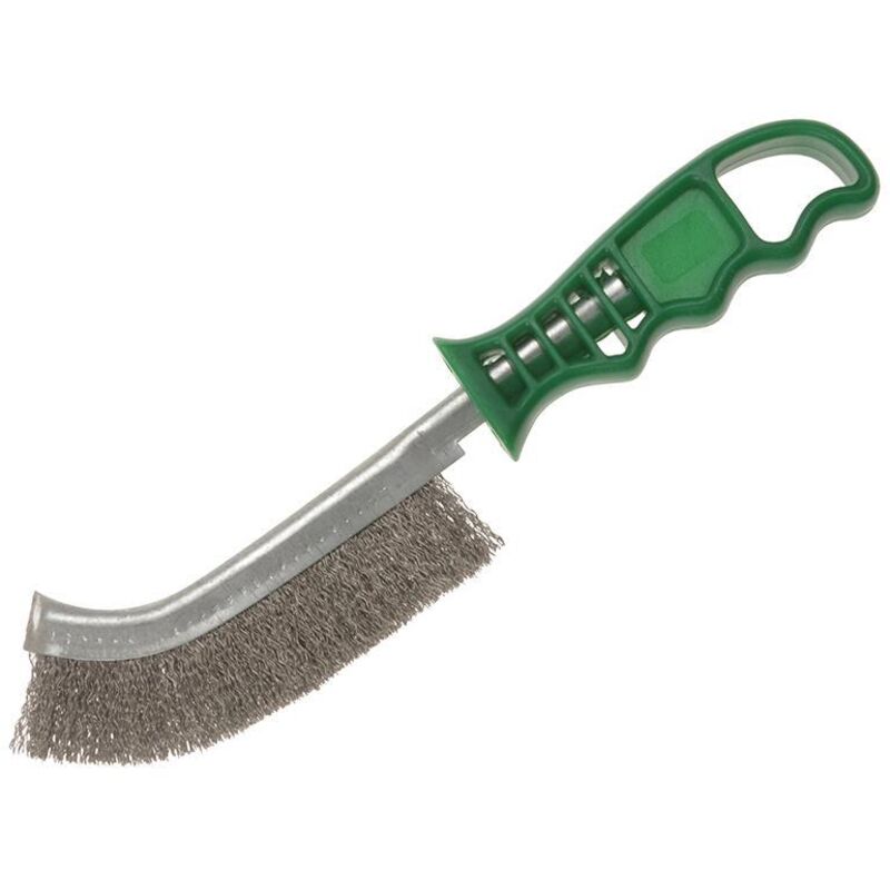Universal Hand Brush 260mm x 28mm 0.3 Stainless Steel Wire