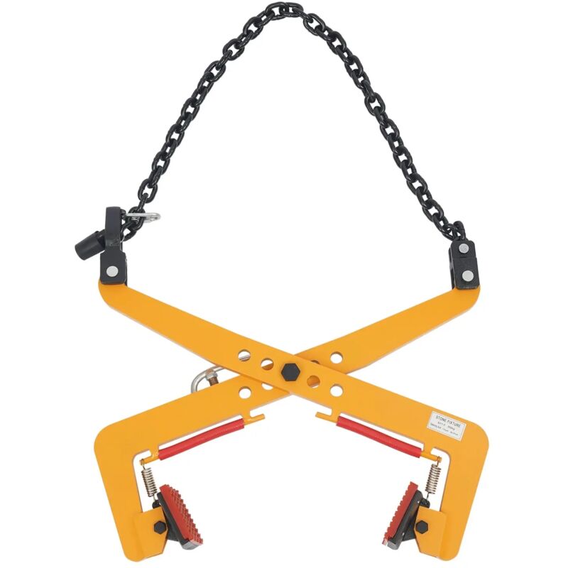 Vertical lifting clamps, Paving stone clamp, Sidewalk support, 350 kg, Supports stones from 30 to 51 cm, For lifting and transporting